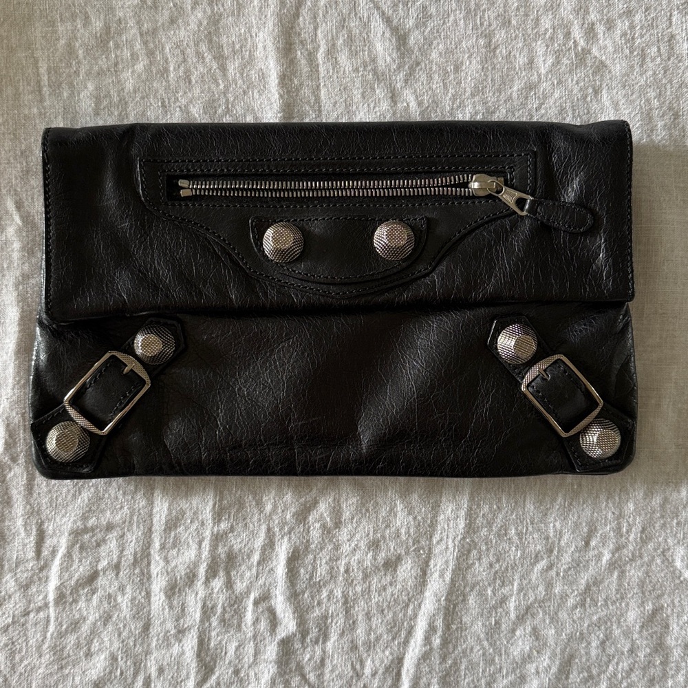Balenciaga Motocross Giant 21 City Bag Envelope Clutch - Picture 2 of 13